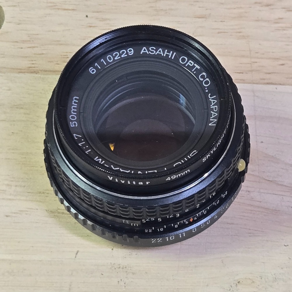 PENTAX-M 1:1.7 50mm SMC Asahi Opt. Co lens